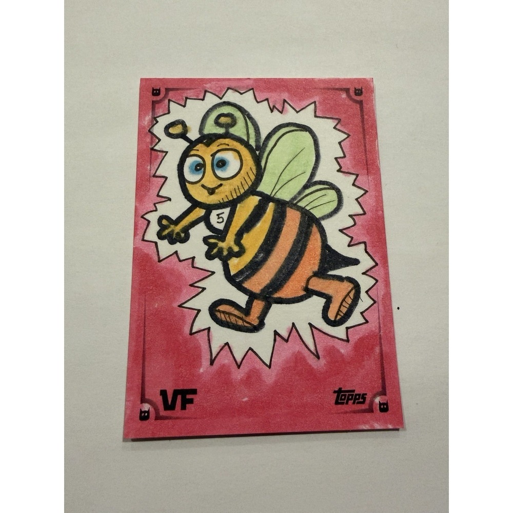2026 Topps Chrome VeeFriends Gary Bee 1/1 Sketch Card Mark Parisi Original Art